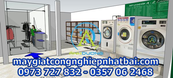 Máy giặt công nghiệp tại Quảng Trạch Quảng Bình